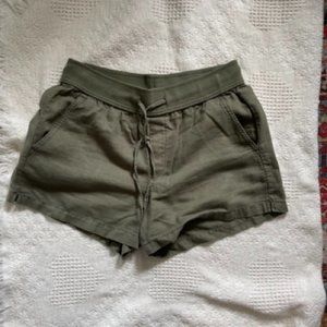 GAP - Green Cotton / Linen Shorts - Size S